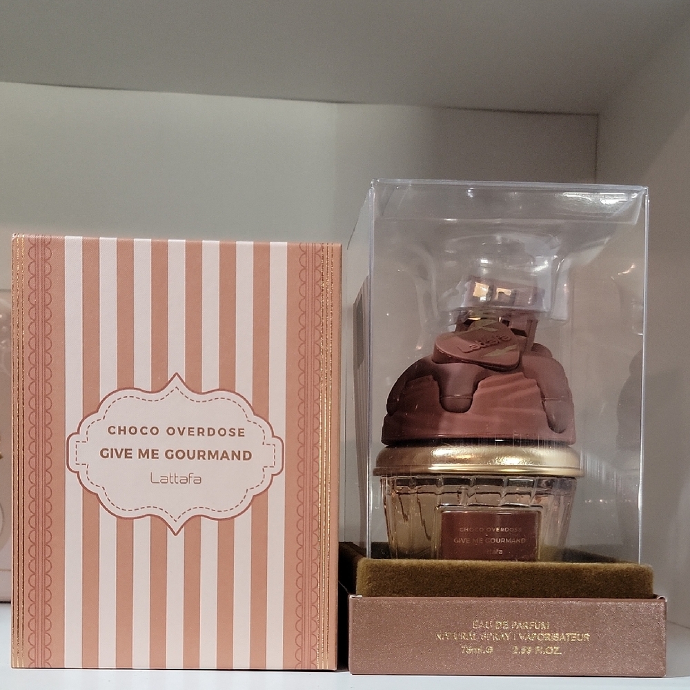 Lattafa Choco Overdose Eau de Parfum for Women - Brown and Gold